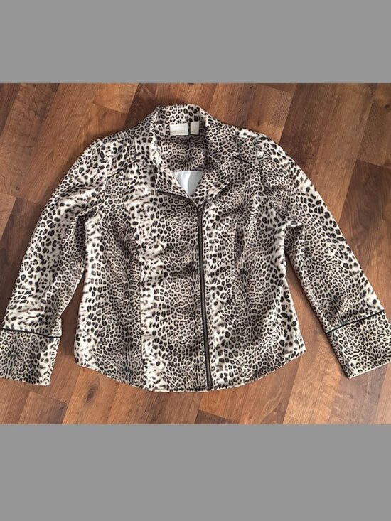 Chico's Jackets & Blazers - Chico's Animal Jacket